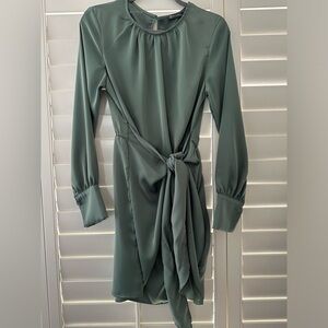 Green Long Sleeve Dress